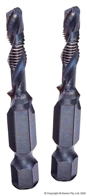 M5 x 0.8 Drill Tap & Deburring Bits